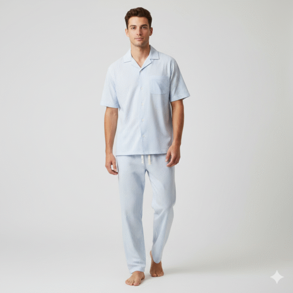 Pijama Hombre Algodón 2 piezas